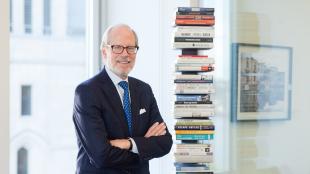Stephen Heintz in his office.